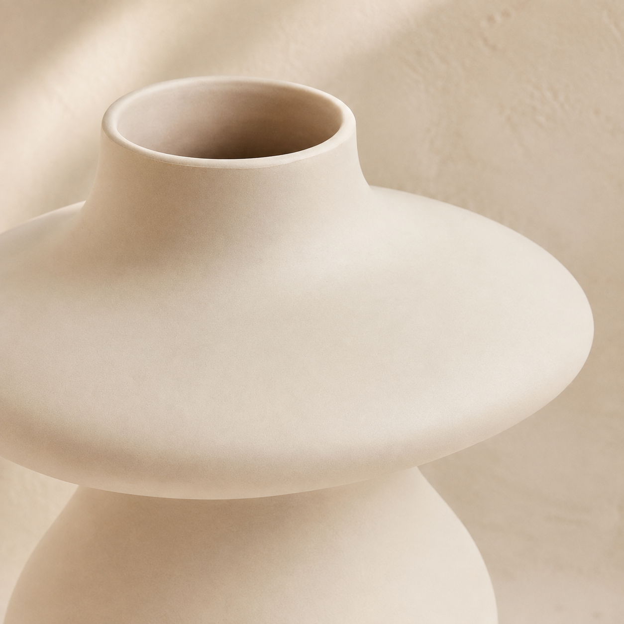 Large glazed stoneware vase