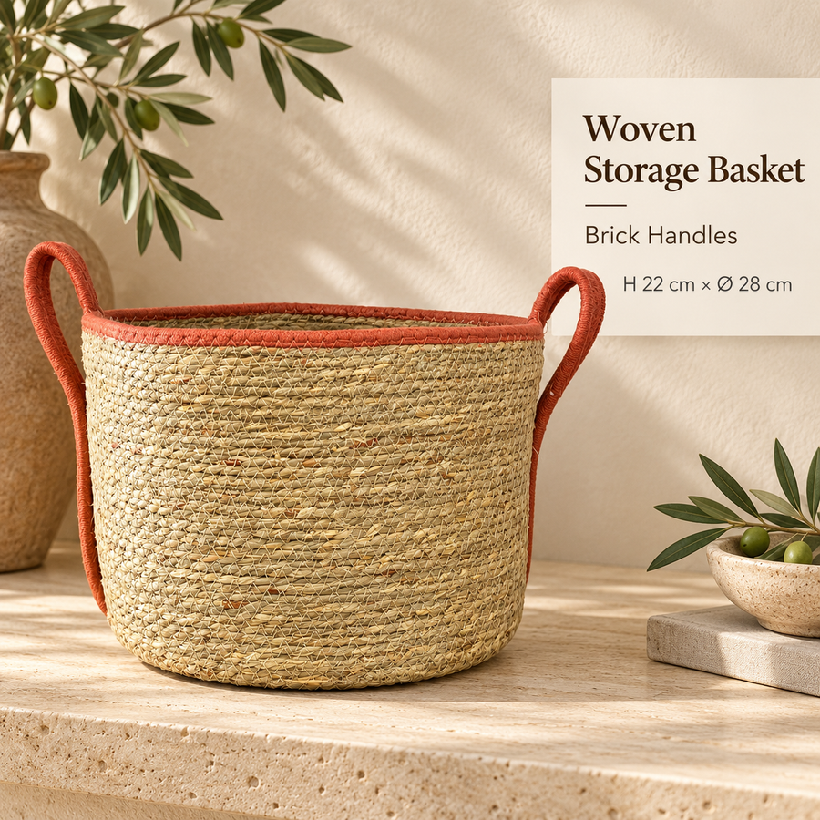 Round Woven Storage Basket