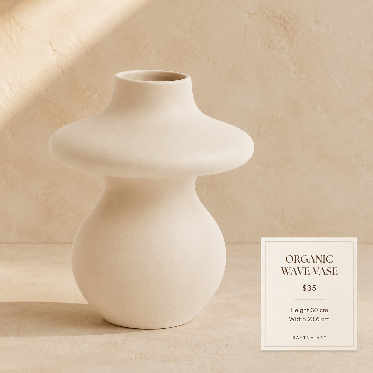 Large glazed stoneware vase