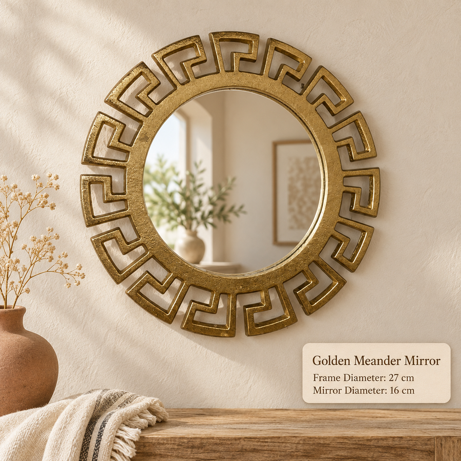 Golden Meander Mirror
