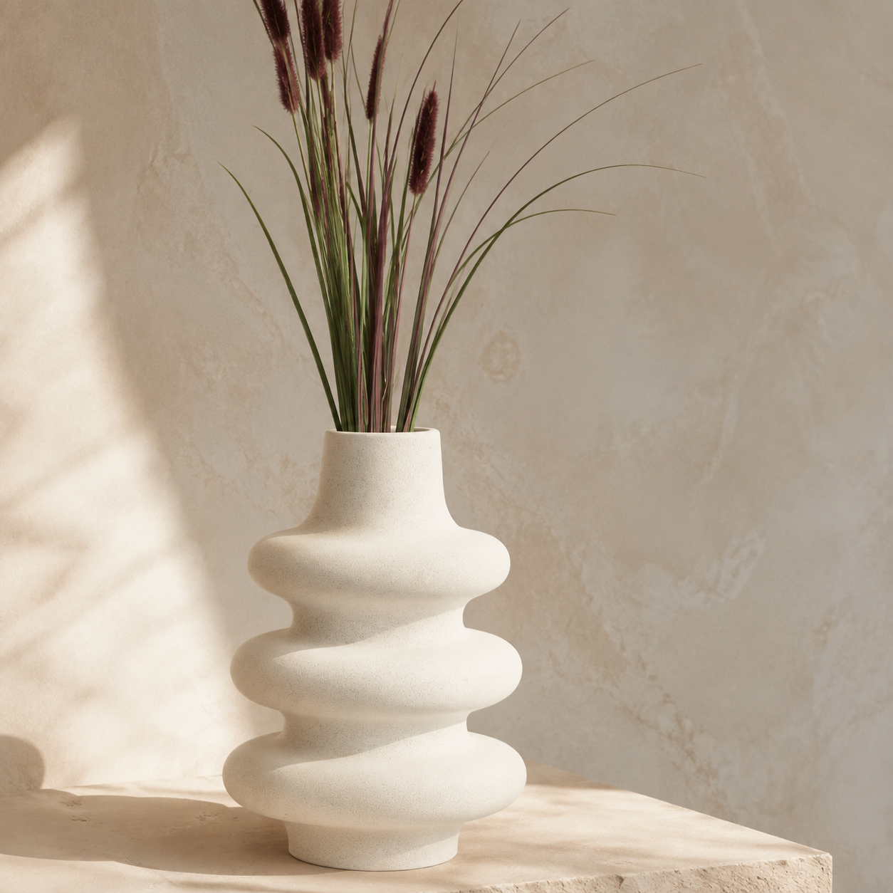 Large glazed ceramic vase