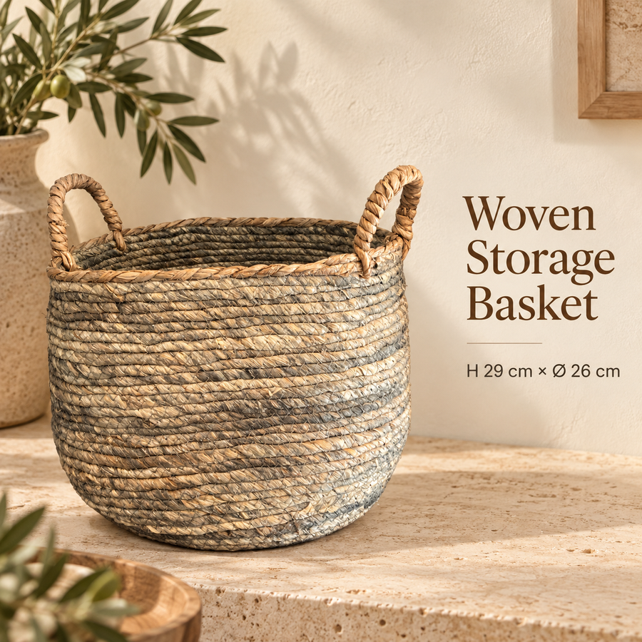 Round Woven Storage Basket