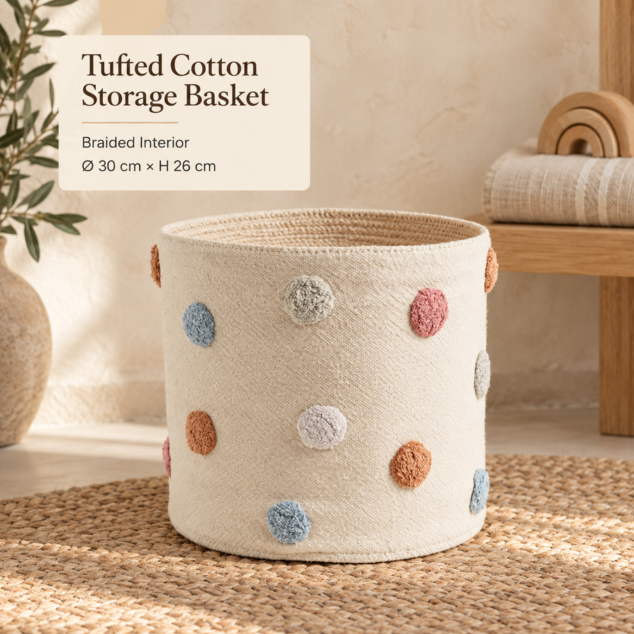 A Round Storage Basket