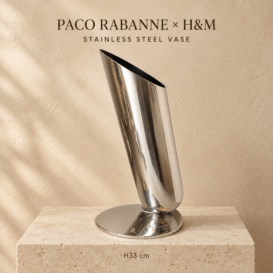 Paco Rabanne × H&M Stainless Steel Vase