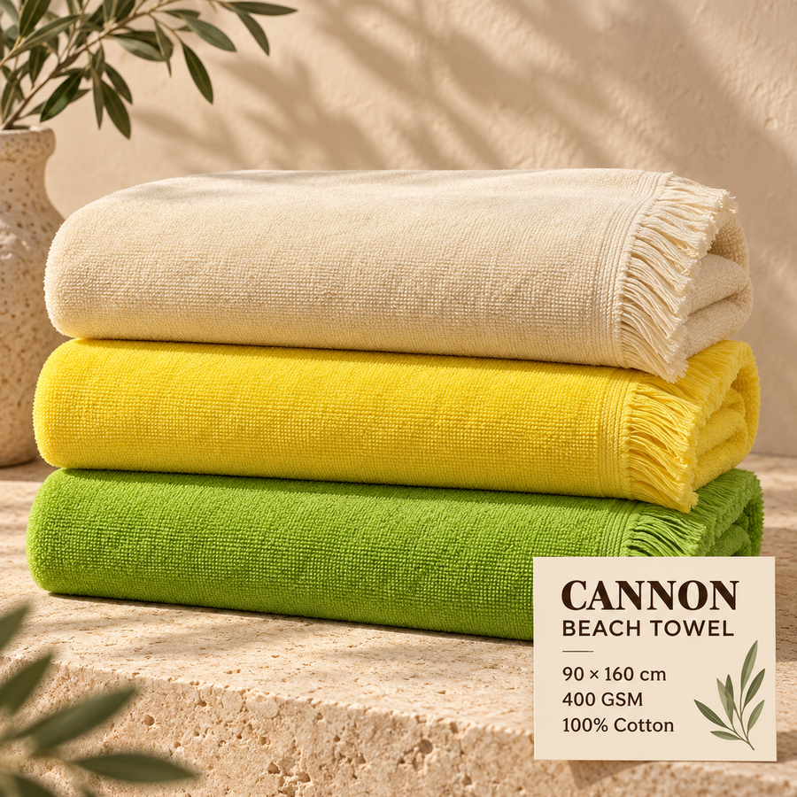 Cannon Cotton Velour Beach Towel